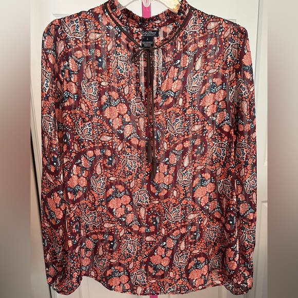 Lucky Brand Live in Love Blouse - Picture 6 of 6